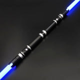 VOIDBEND neopixel saber obsidian double-bladed