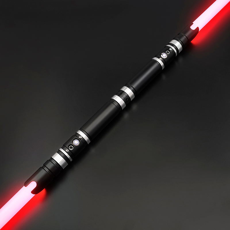VOIDBEND neopixel saber obsidian double-bladed